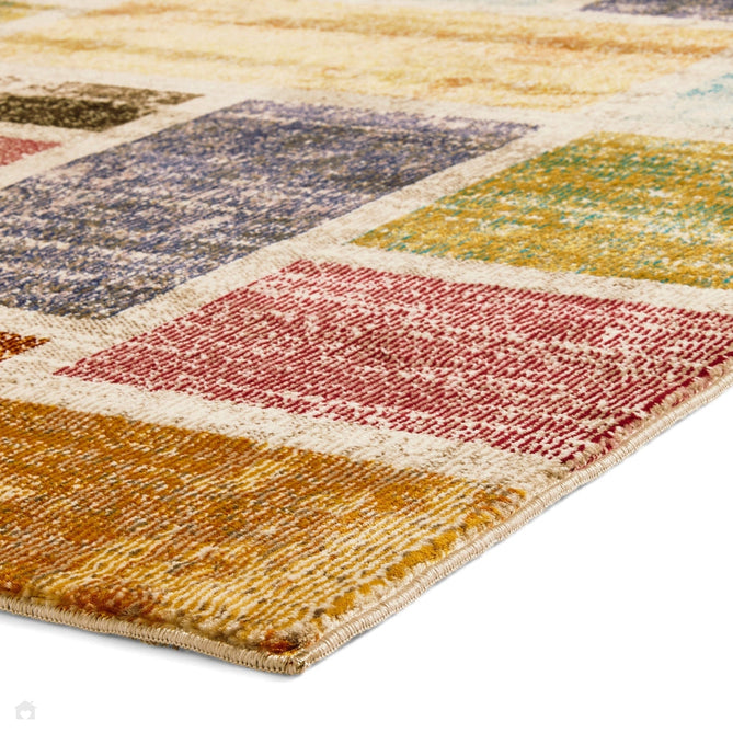 16th Avenue 37A Modern Super Soft Geometric Pink/Blue/Brown/Purple/Green/Multicolour Runner-Think Rugs-Rug Love - The Most Loved Rug Store