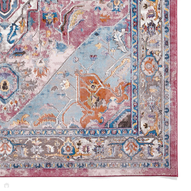 16th Avenue 91DA Fuschia/Blue Rug-Think Rugs-Rug Love - The Most Loved Rug Store