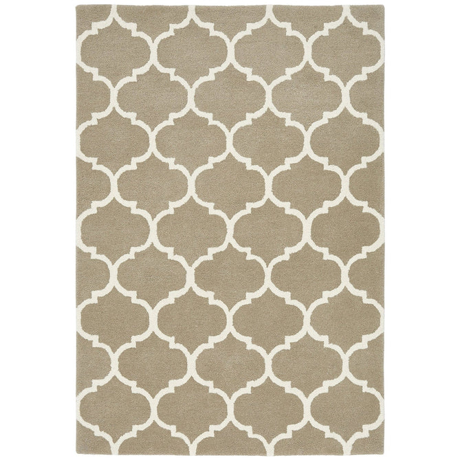 Albany Ogee Modern Geometric Hand-Woven Wool Camel Rug-Asiatic Carpets-Rug Love - The Most Loved Rug Store