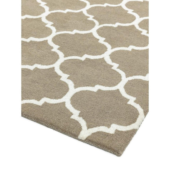 Albany Ogee Modern Geometric Hand-Woven Wool Camel Rug-Asiatic Carpets-Rug Love - The Most Loved Rug Store