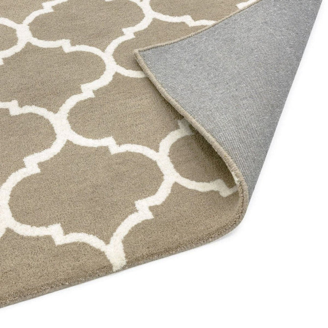 Albany Ogee Modern Geometric Hand-Woven Wool Camel Rug-Asiatic Carpets-Rug Love - The Most Loved Rug Store