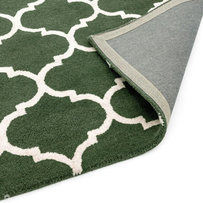 Albany Ogee Modern Geometric Hand-Woven Wool Green Rug-Asiatic Carpets-Rug Love - The Most Loved Rug Store