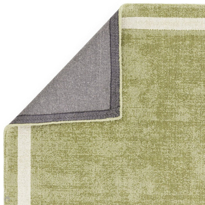 Albi Modern Plain Border Hand-Woven Textured Wool Low Flat Pile Green Rug-Asiatic Carpets-Rug Love - The Most Loved Rug Store