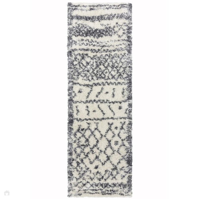 Alto AL04 Modern Moroccan Berber Soft Plush Boho Shaggy Cream/Grey Rug-Asiatic Carpets-Rug Love - The Most Loved Rug Store