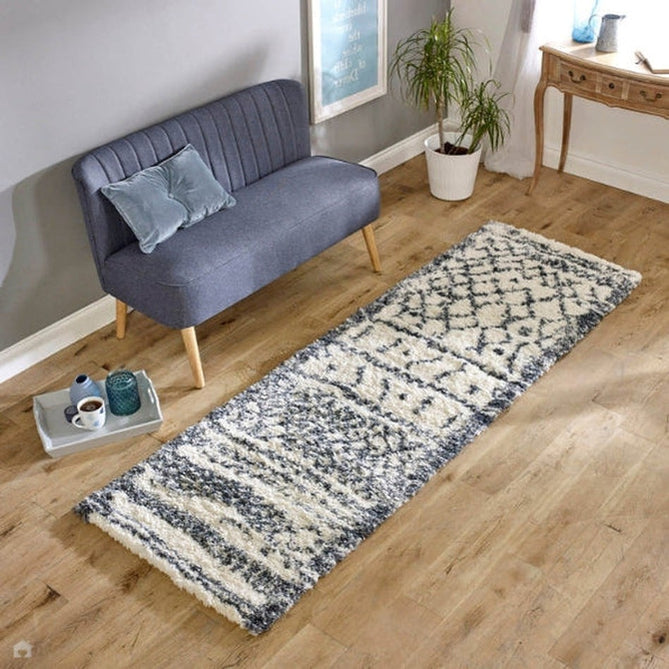 Alto AL04 Modern Moroccan Berber Soft Plush Boho Shaggy Cream/Grey Rug-Asiatic Carpets-Rug Love - The Most Loved Rug Store