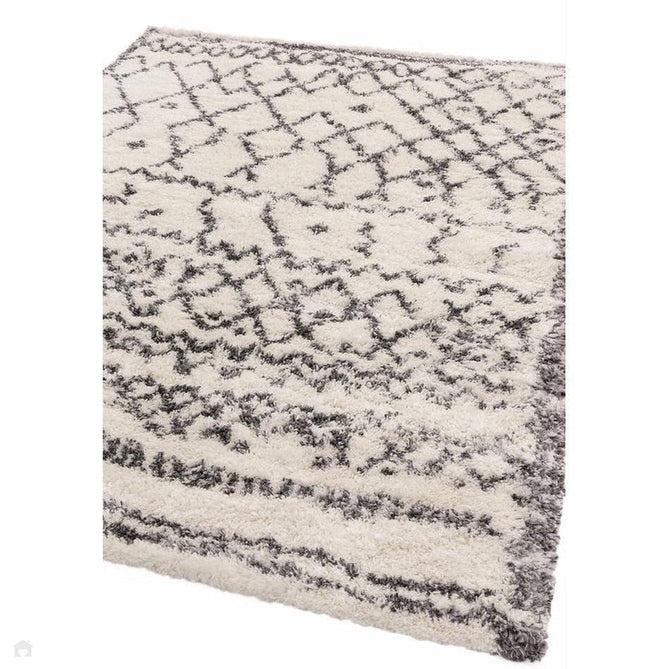 Alto AL04 Modern Moroccan Berber Soft Plush Boho Shaggy Cream/Grey Rug-Asiatic Carpets-Rug Love - The Most Loved Rug Store