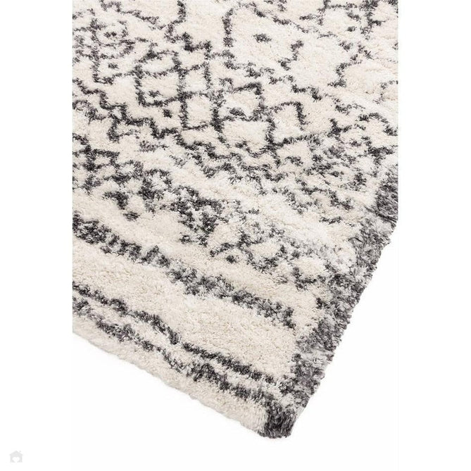 Alto AL04 Modern Moroccan Berber Soft Plush Boho Shaggy Cream/Grey Rug-Asiatic Carpets-Rug Love - The Most Loved Rug Store