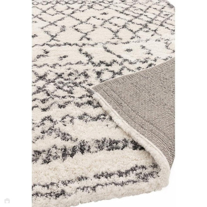 Alto AL04 Modern Moroccan Berber Soft Plush Boho Shaggy Cream/Grey Rug-Asiatic Carpets-Rug Love - The Most Loved Rug Store