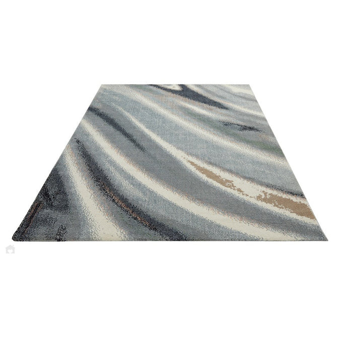 Amara AMA106 Modern Abstract Marbled Granite Stone High-Density Soft-Touch Polyester Ivory/Grey/Blue Rug-Concept Looms-Rug Love - The Most Loved Rug Store