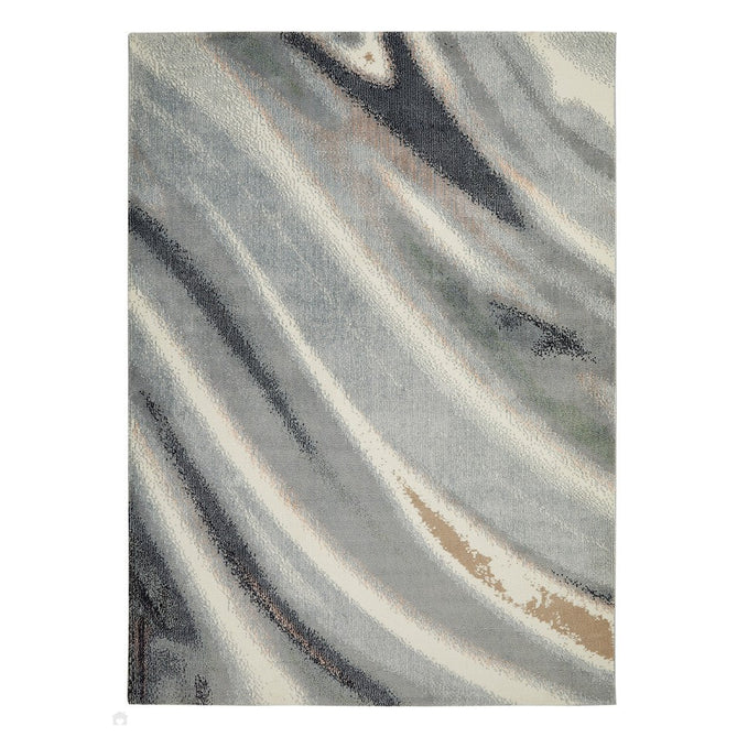 Amara AMA106 Modern Abstract Marbled Granite Stone High-Density Soft-Touch Polyester Ivory/Grey/Blue Rug-Concept Looms-Rug Love - The Most Loved Rug Store