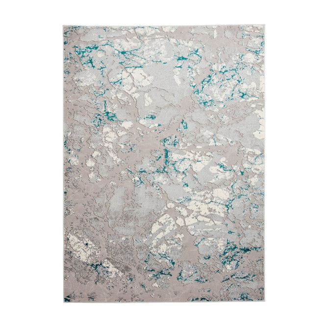 Apollo 2677 Modern Abstract Distressed Marble Metallic Shimmer High-Density Textured Flat Pile Grey/Green/Cream Rug-Think Rugs-Rug Love - The Most Loved Rug Store