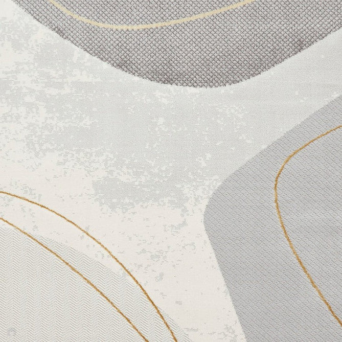 Apollo E9974 Modern Abstract Distressed Marble Metallic Shimmer High-Density Textured Flat Pile Grey/Gold Rug-Think Rugs-Rug Love - The Most Loved Rug Store