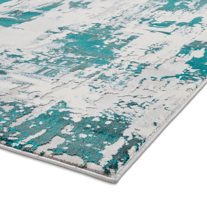 Apollo GR579 Modern Abstract Distressed Metallic Shimmer High-Density Textured Flat Pile Grey/Green/Cream Rug-Think Rugs-Rug Love - The Most Loved Rug Store