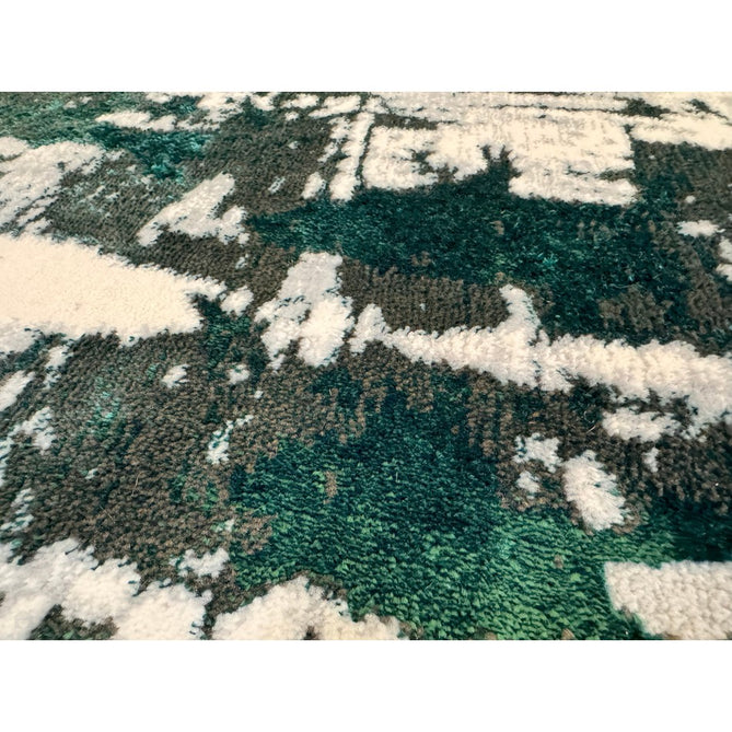 Apollo GR579 Modern Abstract Distressed Metallic Shimmer High-Density Textured Flat Pile Grey/Green/Cream Rug-Think Rugs-Rug Love - The Most Loved Rug Store