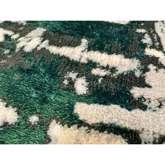 Apollo GR579 Modern Abstract Distressed Metallic Shimmer High-Density Textured Flat Pile Grey/Green/Cream Rug-Think Rugs-Rug Love - The Most Loved Rug Store