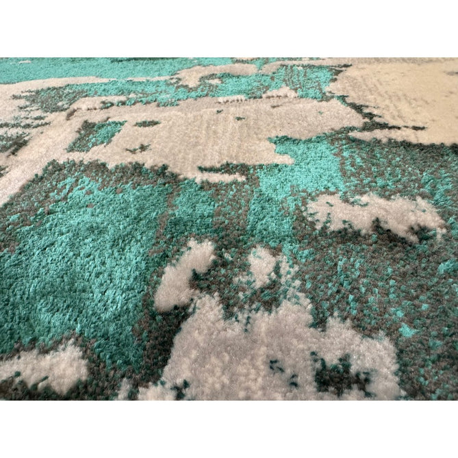 Apollo GR579 Modern Abstract Distressed Metallic Shimmer High-Density Textured Flat Pile Grey/Green/Cream Rug-Think Rugs-Rug Love - The Most Loved Rug Store