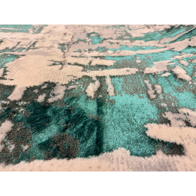 Apollo GR579 Modern Abstract Distressed Metallic Shimmer High-Density Textured Flat Pile Grey/Green/Cream Rug-Think Rugs-Rug Love - The Most Loved Rug Store