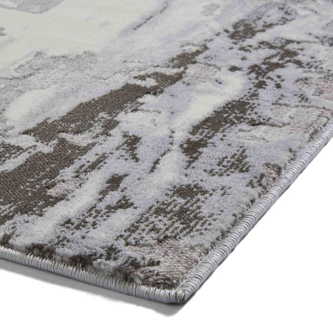 Apollo GR580 Modern Abstract Distressed Metallic Shimmer High-Density Textured Flat Pile Grey/Cream Rug-Think Rugs-Rug Love - The Most Loved Rug Store