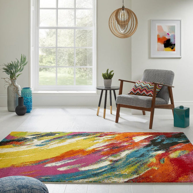 Art Collection ART102 Multicolour Runner-Concept Looms-Rug Love - The Most Loved Rug Store