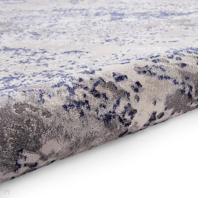 Artemis B9289A Modern Abstract Marbled Metallic Shimmer Textured High-Density Soft-Touch Grey/Blue/Cream Rug-Think Rugs-Rug Love - The Most Loved Rug Store