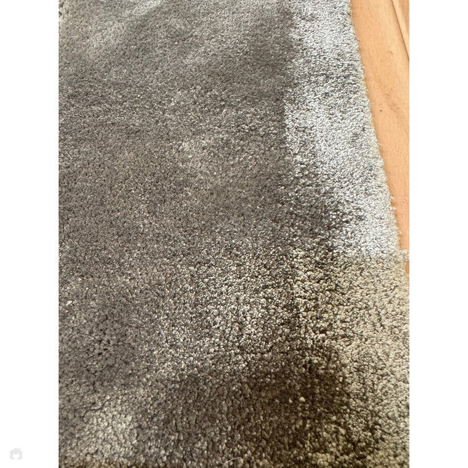 Ascot Modern Plain Hand-Woven Wool Centred Loop Pile Metallic Shimmer Wide Viscose Border Silver Rug-Asiatic Carpets-Rug Love - The Most Loved Rug Store