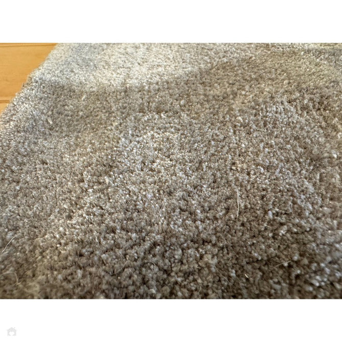 Ascot Modern Plain Hand-Woven Wool Centred Loop Pile Metallic Shimmer Wide Viscose Border Silver Rug-Asiatic Carpets-Rug Love - The Most Loved Rug Store