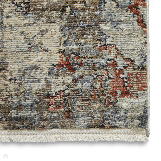 Athena 18597 Traditional Abstract Vintage Distressed Grey/Terracotta Rug-Think Rugs-Rug Love - The Most Loved Rug Store