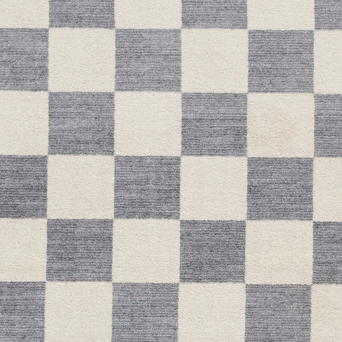 Baltimore 66618 Modern Checkerboard High-Density Smooth Polyester Flat-Pile Blue Rug-Think Rugs-Rug Love - The Most Loved Rug Store