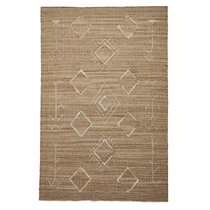 Bazaar Hand-Woven Jute Flatweave 24831 Natural Rug-Think Rugs-Rug Love - The Most Loved Rug Store