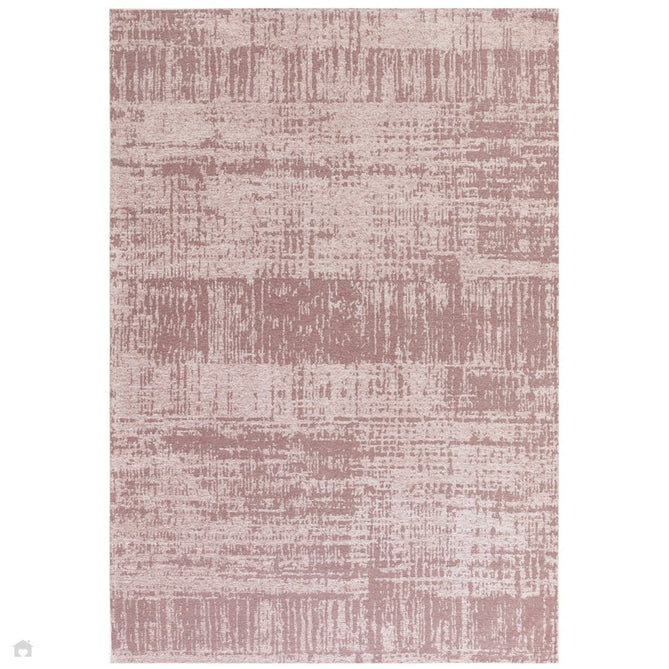 Beau Modern Abstract Distressed Shimmer Soft Textured Flatweave Blush Pink Rug-Asiatic Carpets-Rug Love - The Most Loved Rug Store