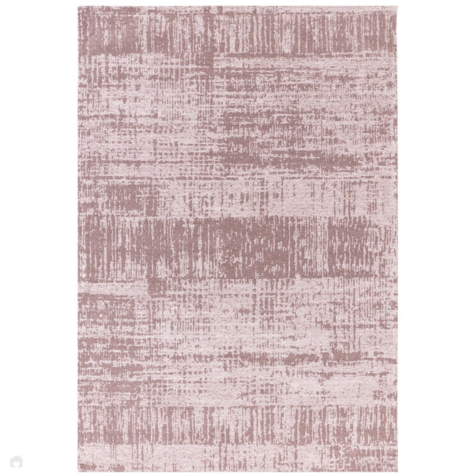 Beau Modern Abstract Distressed Shimmer Soft Textured Flatweave Blush Pink Rug-Asiatic Carpets-Rug Love - The Most Loved Rug Store