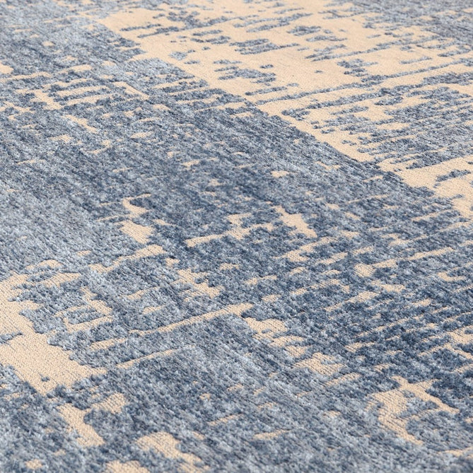 Beau Modern Abstract Distressed Shimmer Soft Textured Flatweave Denim Rug-Asiatic Carpets-Rug Love - The Most Loved Rug Store