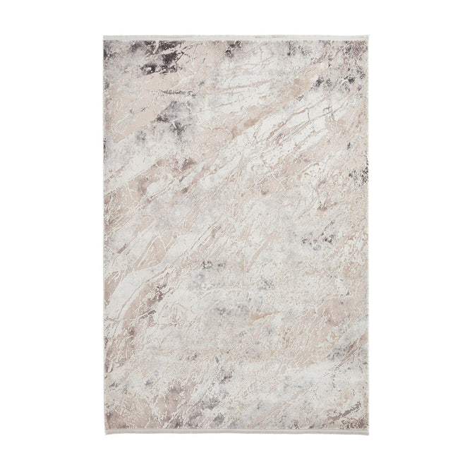 Bellagio 3006 Modern Abstract Distressed Marbled Metallic Shimmer Textured Ultra High-Density Soft Flat Pile Beige Rug-Think Rugs-Rug Love - The Most Loved Rug Store