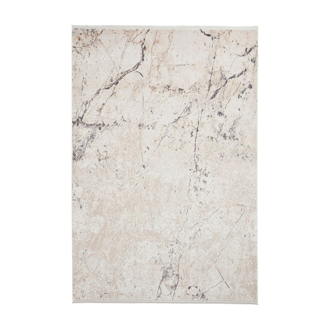 Bellagio 9141 Modern Abstract Distressed Marbled Metallic Shimmer Textured Ultra High-Density Soft Flat Pile Beige Rug-Think Rugs-Rug Love - The Most Loved Rug Store