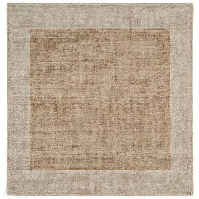 Blade Border Modern Plain Distressed Shimmer Hand-Woven Textured Silky Viscose Flatweave Putty/Champagne Rug-Asiatic Carpets-Rug Love - The Most Loved Rug Store