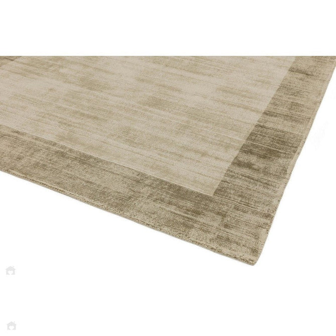 Blade Border Modern Plain Distressed Shimmer Hand-Woven Textured Silky Viscose Flatweave Smoke/Putty Rug-Asiatic Carpets-Rug Love - The Most Loved Rug Store