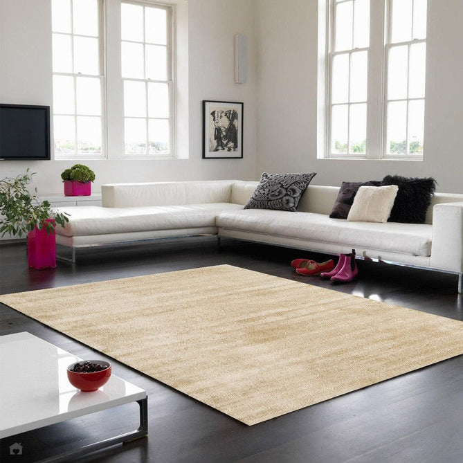 Blade Modern Plain Distressed Shimmer Hand-Woven Textured Silky Viscose Flatweave Champagne Beige Rug-Asiatic Carpets-Rug Love - The Most Loved Rug Store