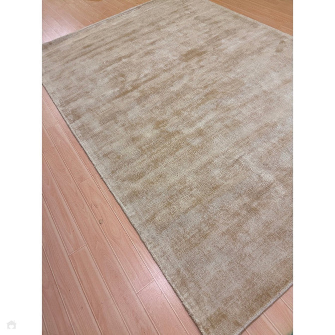 Blade Modern Plain Distressed Shimmer Hand-Woven Textured Silky Viscose Flatweave Champagne Beige Rug-Asiatic Carpets-Rug Love - The Most Loved Rug Store