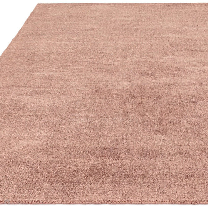 Blade Modern Plain Distressed Shimmer Hand-Woven Textured Silky Viscose Flatweave Earth Terracotta Rug-Asiatic Carpets-Rug Love - The Most Loved Rug Store