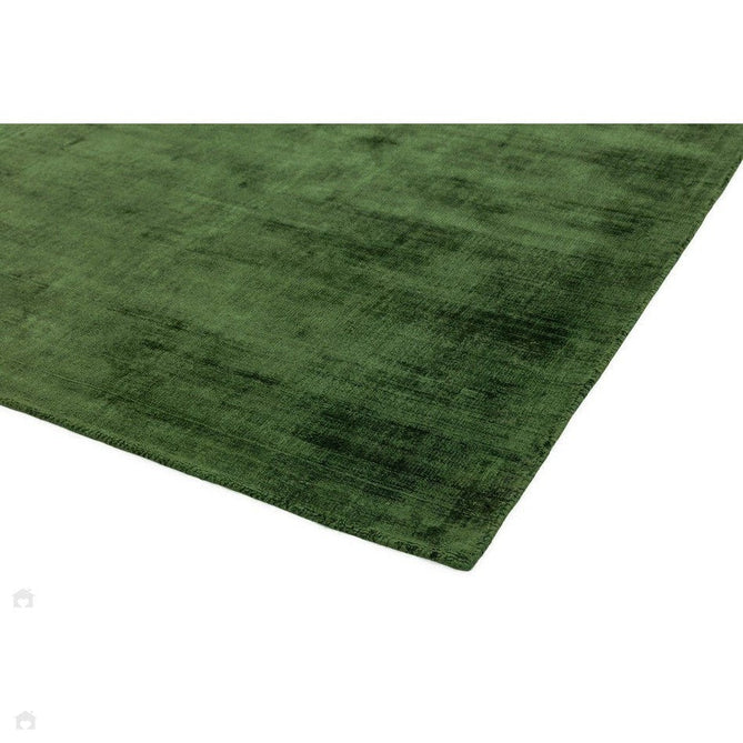 Blade Modern Plain Distressed Shimmer Hand-Woven Textured Silky Viscose Flatweave Green Rug-Asiatic Carpets-Rug Love - The Most Loved Rug Store