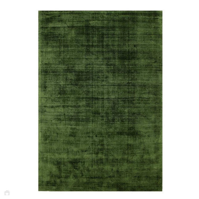 Blade Modern Plain Distressed Shimmer Hand-Woven Textured Silky Viscose Flatweave Green Rug-Asiatic Carpets-Rug Love - The Most Loved Rug Store