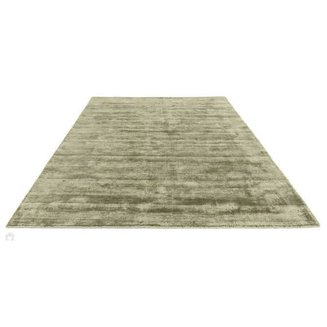 Blade Modern Plain Distressed Shimmer Hand-Woven Textured Silky Viscose Flatweave Sage Rug-Asiatic Carpets-Rug Love - The Most Loved Rug Store