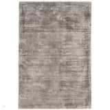 Blade Modern Plain Distressed Shimmer Hand-Woven Textured Silky Viscose Flatweave Silver/Beige Rug