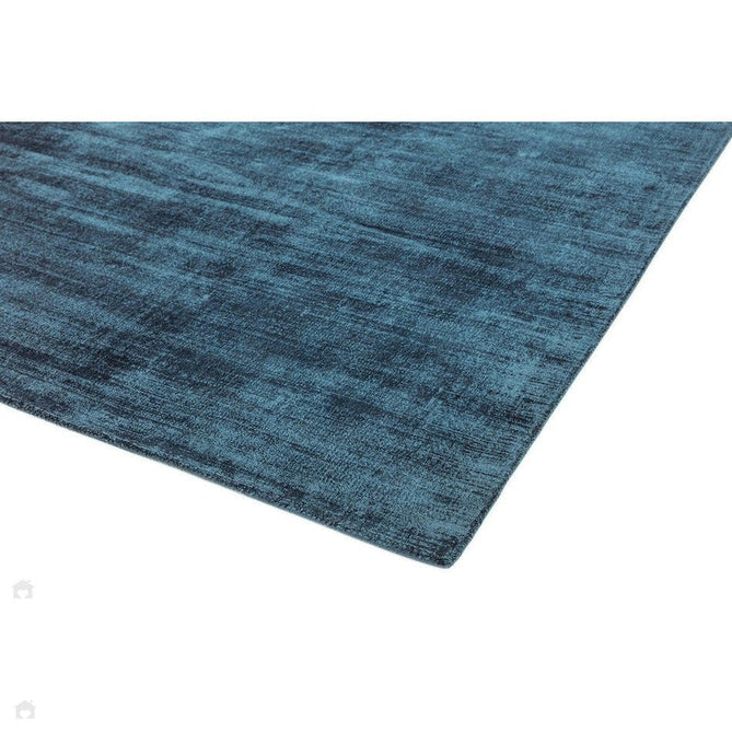 Blade Modern Plain Distressed Shimmer Hand-Woven Textured Silky Viscose Flatweave Teal Rug-Asiatic Carpets-Rug Love - The Most Loved Rug Store