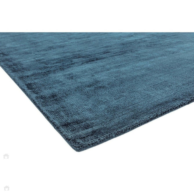 Blade Modern Plain Distressed Shimmer Hand-Woven Textured Silky Viscose Flatweave Teal Rug-Asiatic Carpets-Rug Love - The Most Loved Rug Store