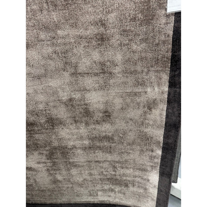 Blade Slim Border Modern Plain Distressed Shimmer Hand-Woven Textured Silky Viscose Flatweave Moleskin/Charcoal Border Rug-Asiatic Carpets-Rug Love - The Most Loved Rug Store