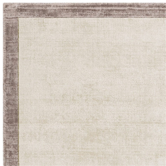 Blade Slim Border Modern Plain Distressed Shimmer Hand-Woven Textured Silky Viscose Flatweave Putty/Silver Border Rug-Asiatic Carpets-Rug Love - The Most Loved Rug Store