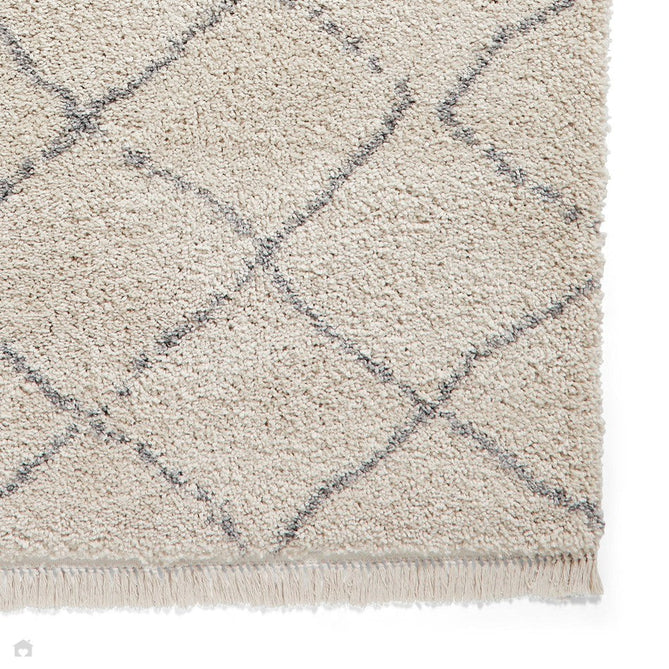 Boho 5413 Modern Moroccan Berber Soft Plush Shaggy Cream Rug-Think Rugs-Rug Love - The Most Loved Rug Store