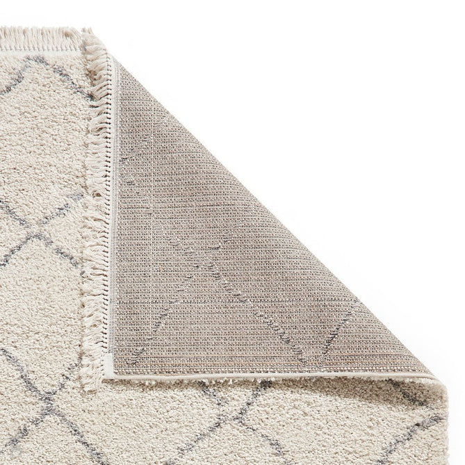 Boho 5413 Modern Moroccan Berber Soft Plush Shaggy Cream Rug-Think Rugs-Rug Love - The Most Loved Rug Store