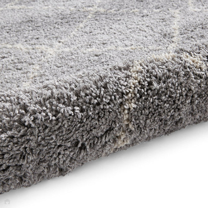 Boho 5413 Modern Moroccan Berber Soft Plush Shaggy Grey Rug-Think Rugs-Rug Love - The Most Loved Rug Store